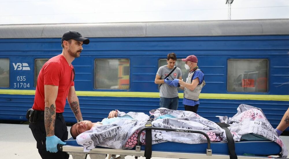 До Львова прибув евакуаційний потяг з пораненими зі Сходу та Півдня
