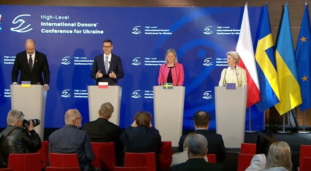 Міжнародна донорська конференція зібрала для України 6,5 мільярдів доларів