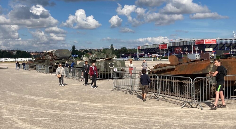 В Чехії відкрилась виставка знищеної в Україні російської техніки