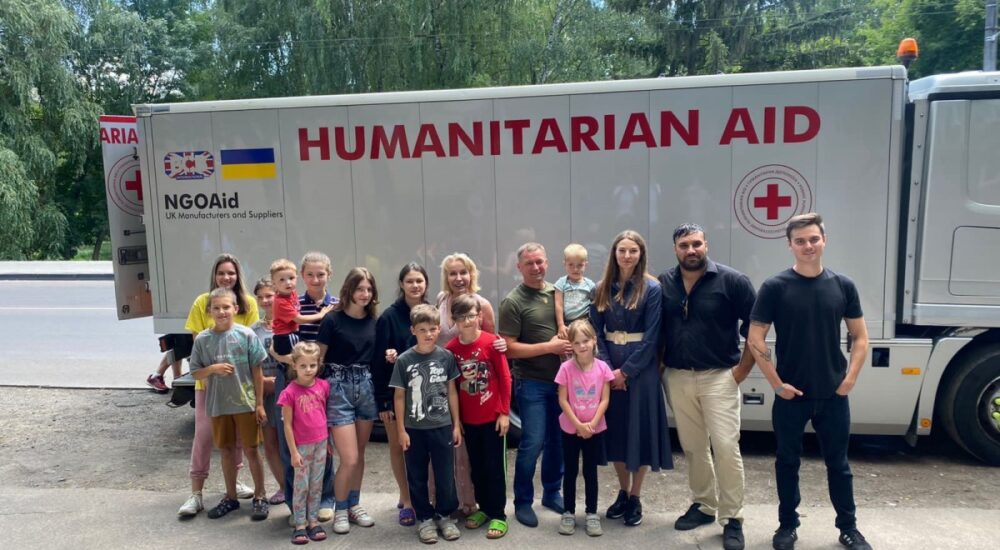 З Великої Британії надійшла гуманітарна допомога для ВПО, які мешкають на Волині