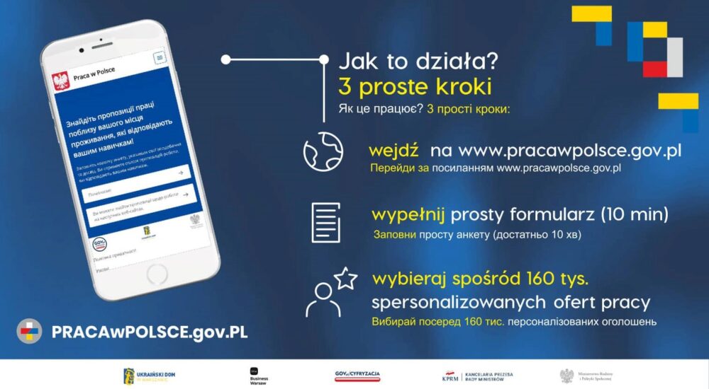 Створено сайт для українців, які шукають роботу в Польщі