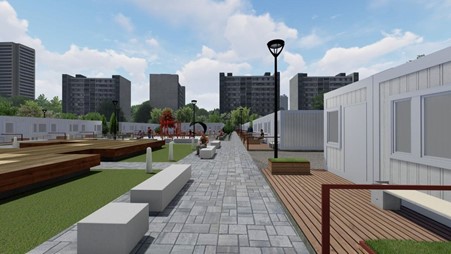 У Василькові зведуть модульне містечко на 350 місць