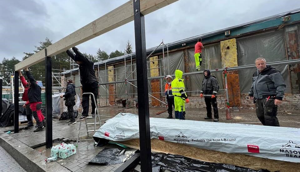 На Волині шведи зводять житло для вимушених переселенців