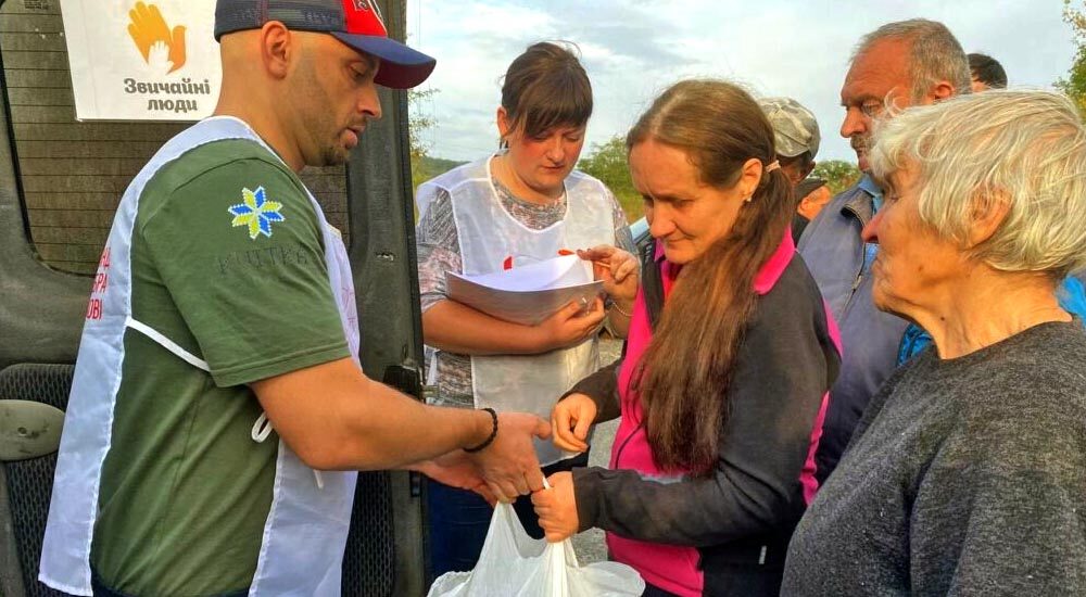 50 тонн гумдопомоги жителям Харківщини передав «Фонд Добра та Любові»