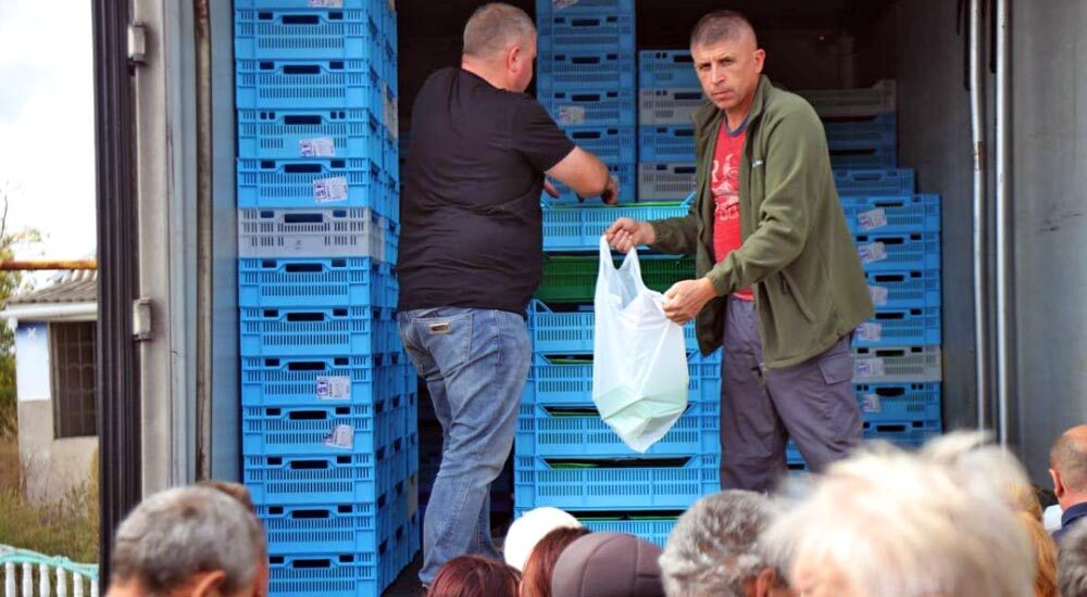 Мешканці звільненої Херсонщини отримують гуманітарну допомогу