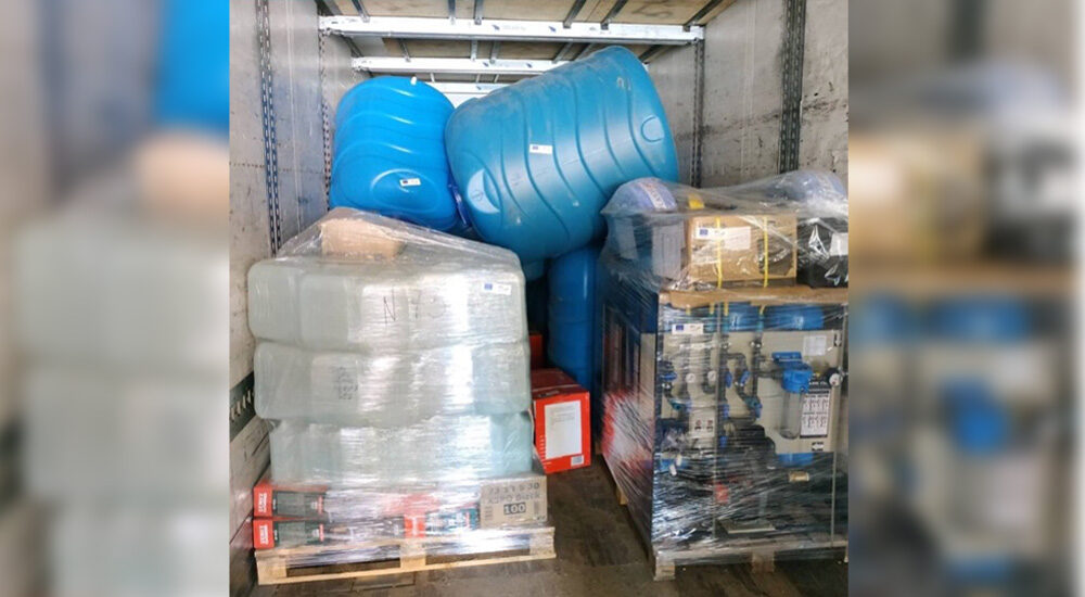 Тринадцяти українським громадам Німеччина надала мобільні фільтрувальні системи для води