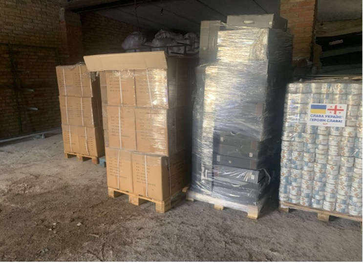 До України прибула партія гуманітарного вантажу з Грузії