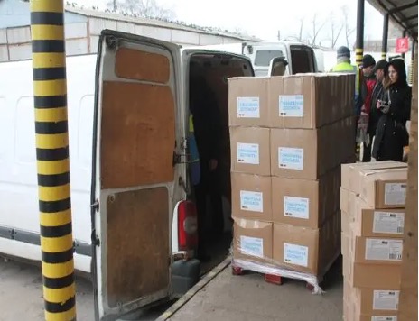 Громадські організації Донеччини відправили допомогу переселенцям в Олександрію