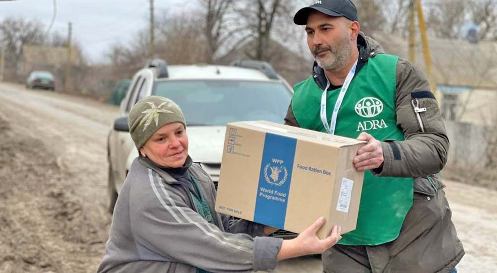 Мешканці звільнених сіл Луганщини отримали допомогу від міжнародних організацій