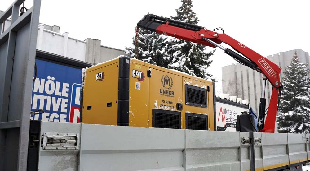 Полтаві передали генератори від Верховного комісара ООН у справах біженців