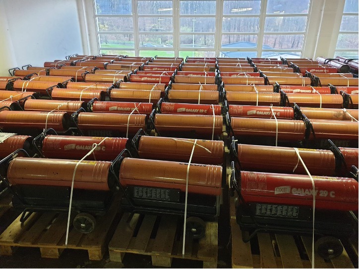 Миколаїв отримав дизельні обігрівачі та генератори