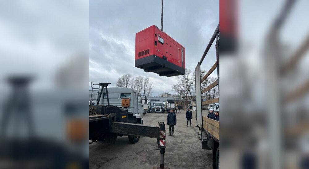 На Харківщину надійшли генератори від Грузії