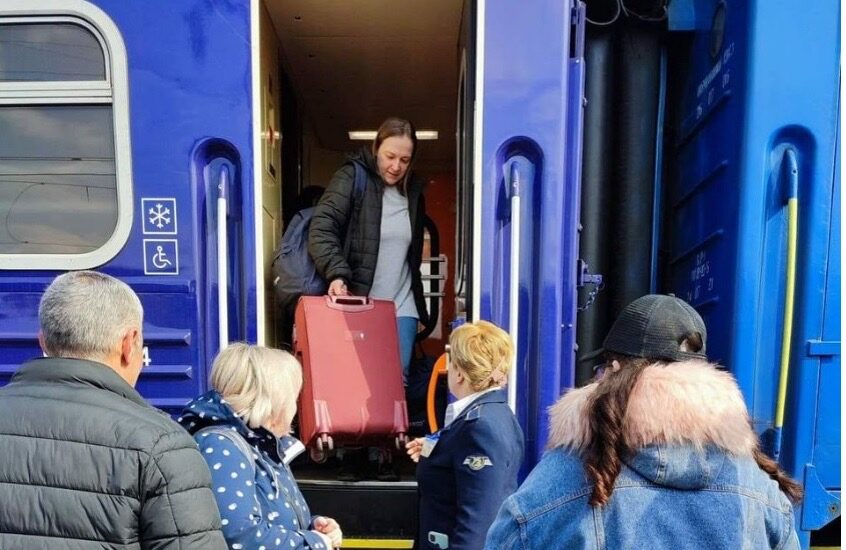 На Донеччину прибув перший рейс нового поїзда, який з’єднав Краматорськ і Львів