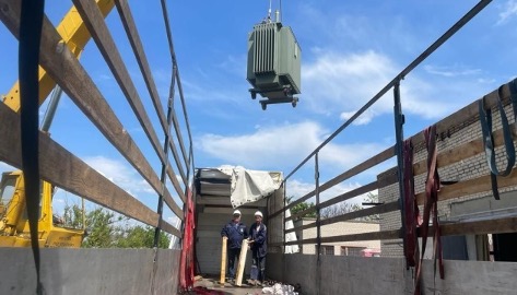Херсонводоканал отримав два трансформатори від німецької компанії
