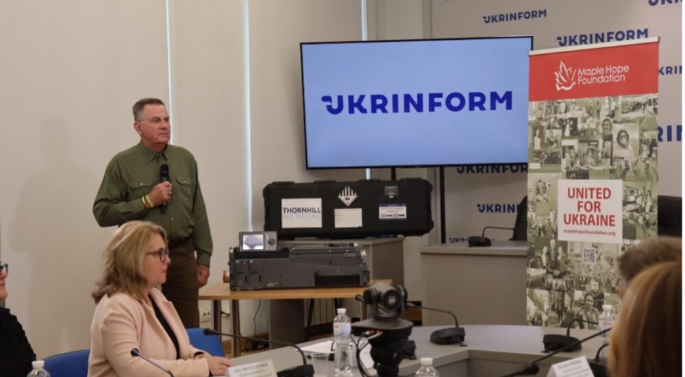 Канадський благодійний фонд передав Україні портативні системи життєзабезпечення