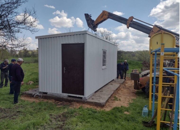 На звільненій Херсонщині встановили десятий модульний медпункт