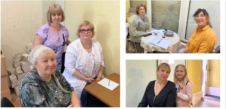 Медики Лисичанської лікарні приймають у хабах для переселенців