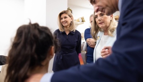 Олена Зеленська в Ізраїлі відвідала дитячу лікарню