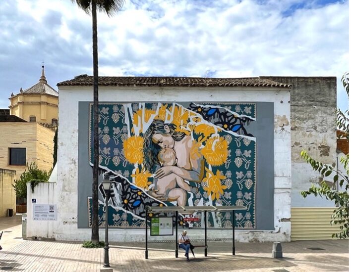 В Іспанії з’явився мурал, щоб нагадати світу про Україну