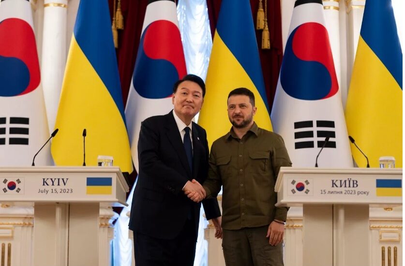 Володимир Зеленський закликав Корею приєднатися до декларації G7 на підтримку України