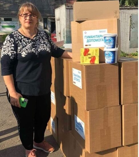 До хабу в Полтаві надійшла гуманітарна допомога