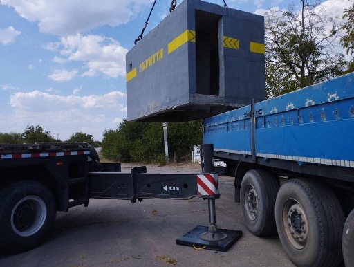 На Херсонщині встановили мобільні укриття