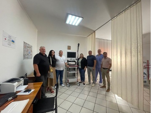 Лікарня на Львівщині отримала ендоскопічне обладнання від Японії