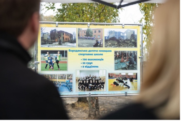 Фундація Зеленської розпочинає проєкт відбудови центру дитячої та юнацької творчості у Бородянці