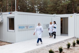 На Харківщині встановили модульні клініки первинної меддопомоги