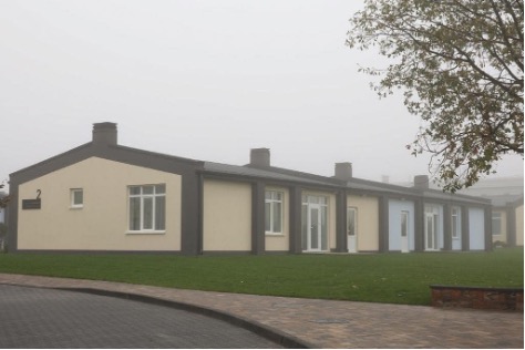 На Київщині відкрили першу чергу «Містечка Хансена» для родин, які втратили житло через війну