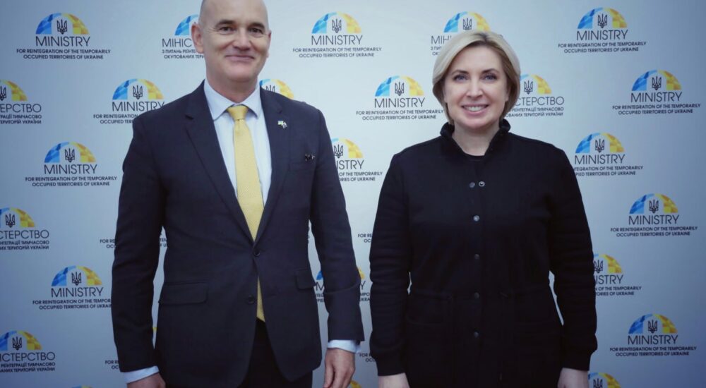 Віцепрем’єр-міністр Ірина Верещук провела зустріч із Послом Австралії в Україні Брюсом Едвардсом