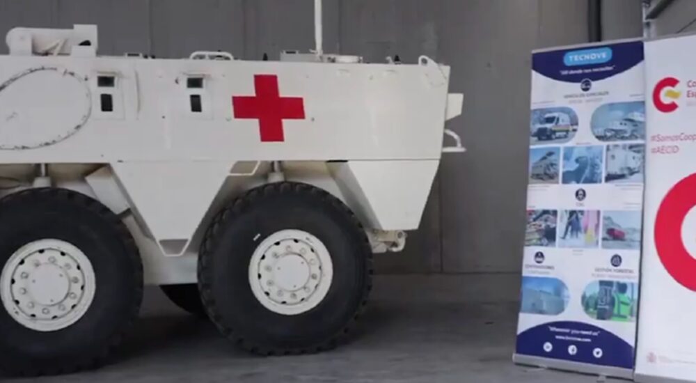 Іспанія передає Україні два медичні бронеавтомобілі