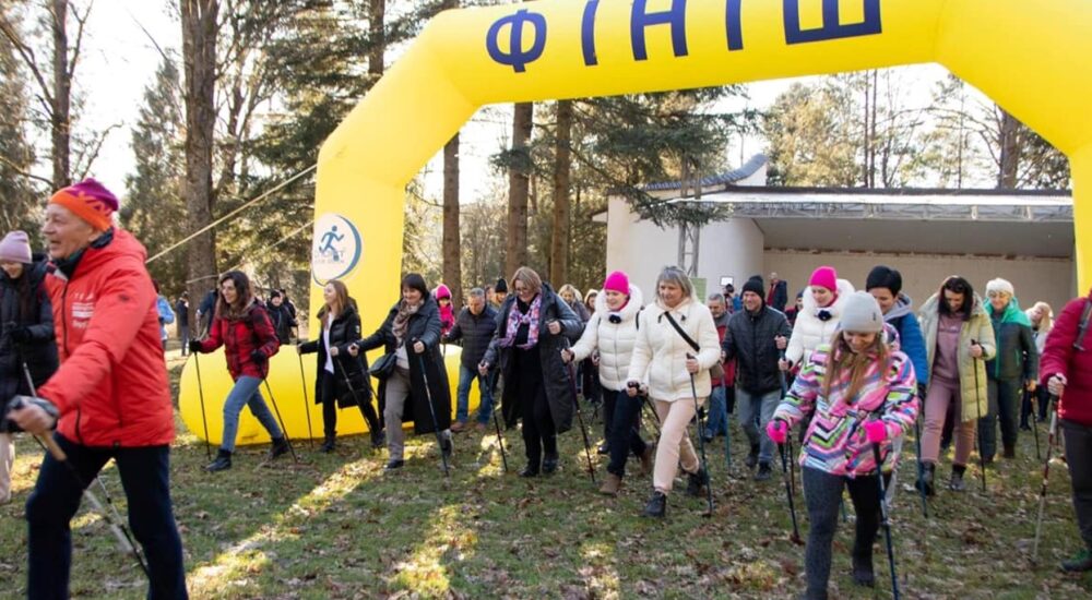 На Львівщині відкрили перший маршрут здоров’я зі скандинавської ходьби