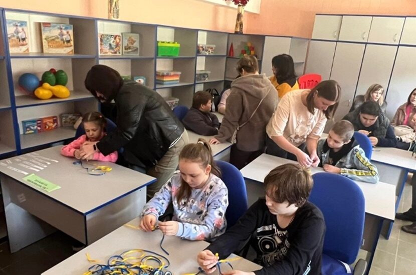 У Києві запрацював ще один хаб для переселенців з Торецької громади