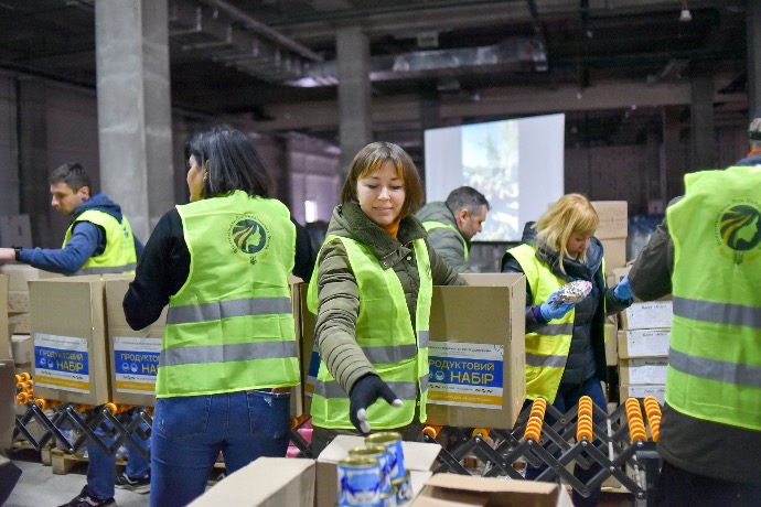 Українська Федерація Банків Продовольства за рік передала понад 2 тисячі тонн гуманітарної допомоги