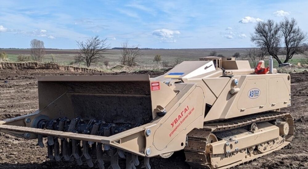 Зібрана в Україні легка машина для розмінування MV-4 отримала сертифікат