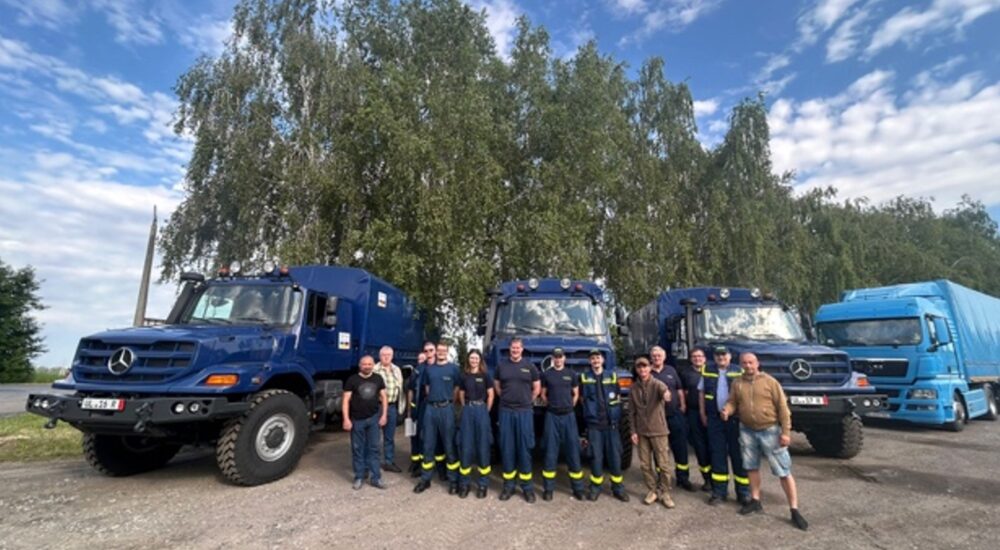 Запорізька область отримала з Німеччини техніку для відновлення інфраструктури
