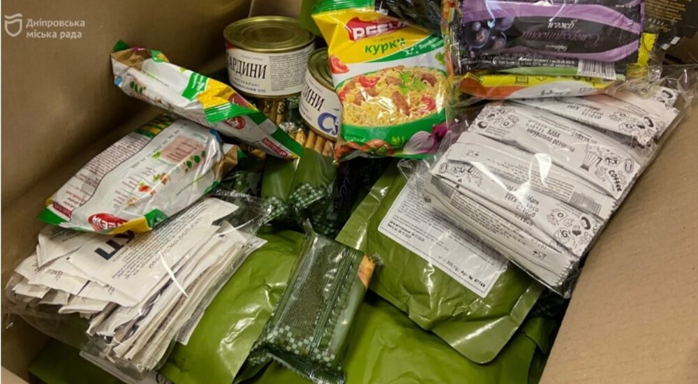 У Дніпрі переселенці можуть отримати безкоштовні продуктові набори