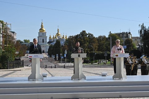 У Києві відбулися урочистості з нагоди 33-ї річниці Незалежності України
