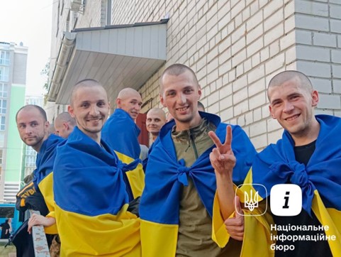 НІБ забезпечує супровід звільнених з полону захисників України
