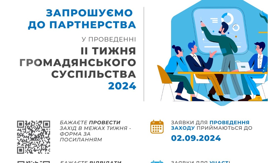 В Україні відбудеться II Тиждень громадянського суспільства