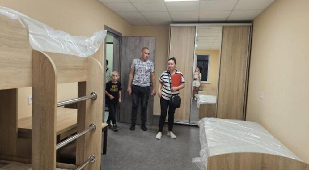 Перші ВПО з Донецької області поселилися в оновленому шелтері на Полтавщині