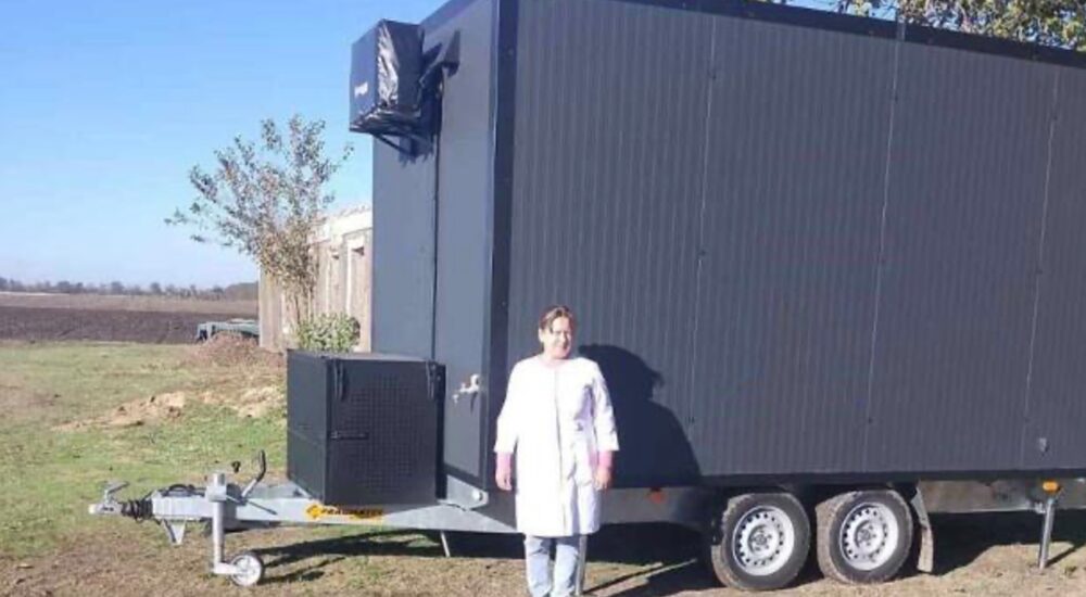 У Високопільській громаді на Херсонщині встановили сучасний мобільний шпиталь