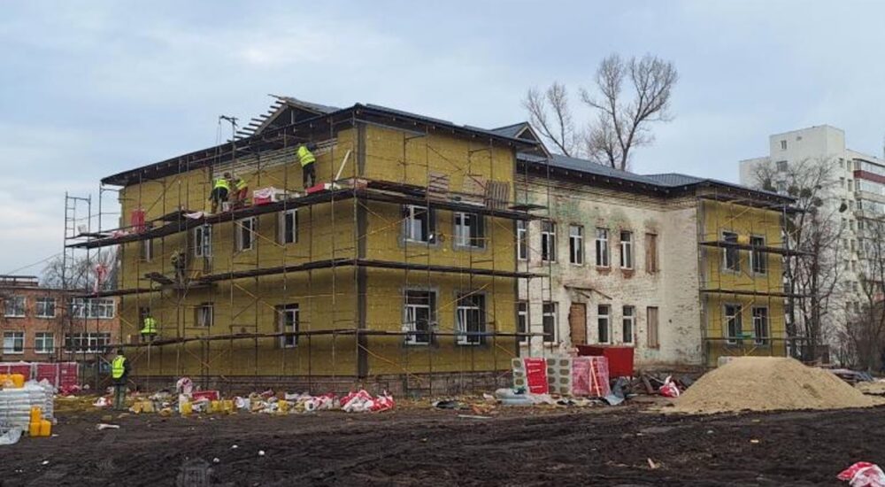 У Черкасах тривають роботи зі створення прихистку для проживання ВПО