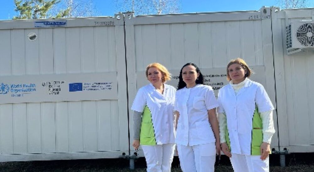 В Україні триватиме проєкт зі встановлення модульних клінік у прифронтових громадах