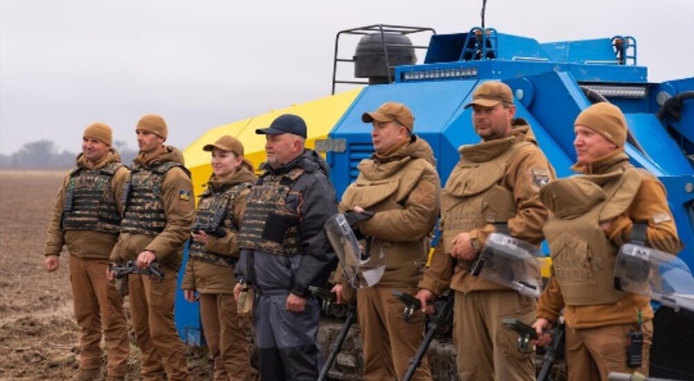 В Україні випробовують нову вітчизняну машину для розмінування