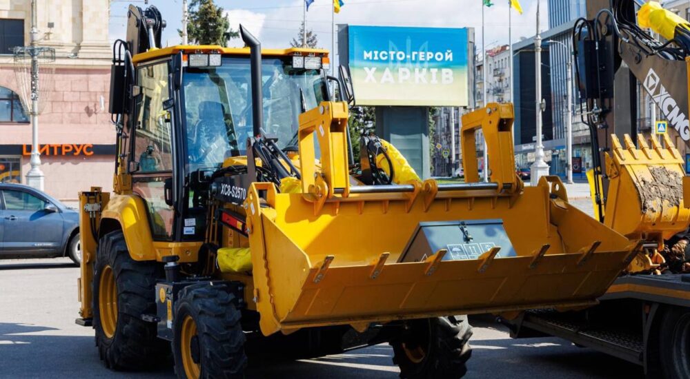 Німеччина передала громадам Харківщини чергову партію спецтехніки