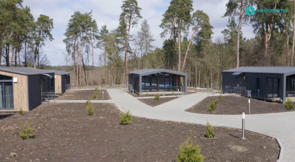 На Рівненщині відкрили модульне містечко для реабілітації військових