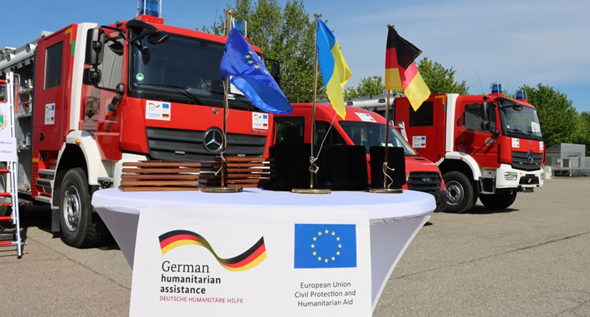 Міжнародні партнери передали пожежно-рятувальну техніку для потреб Дніпропетровської області