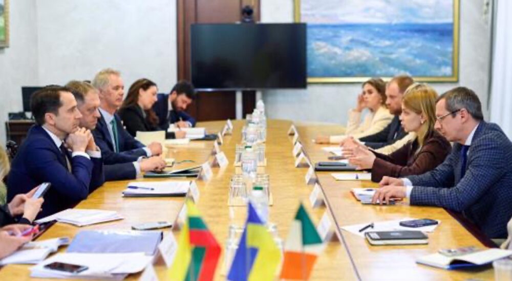 Україна з партнерами з Ірландії та Литви обговорили перспективи вступу до Євросоюзу